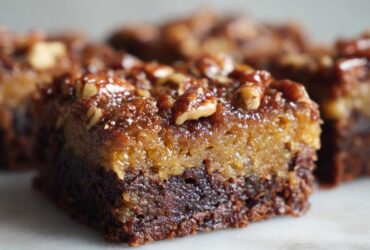 Sweet Potato Brownies with Pecan Topping