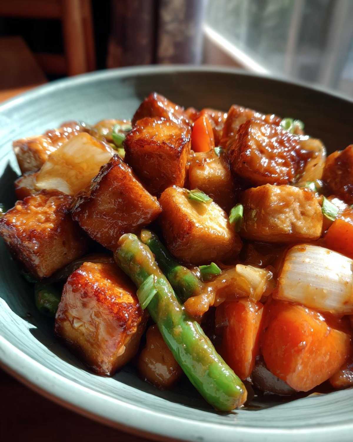 Tofu Stir-Fry with Peanut Sauce - detail 1