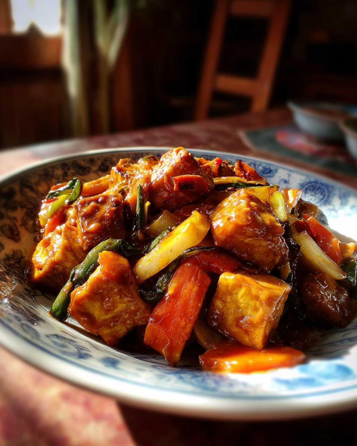 Tofu Stir-Fry with Peanut Sauce - detail 2