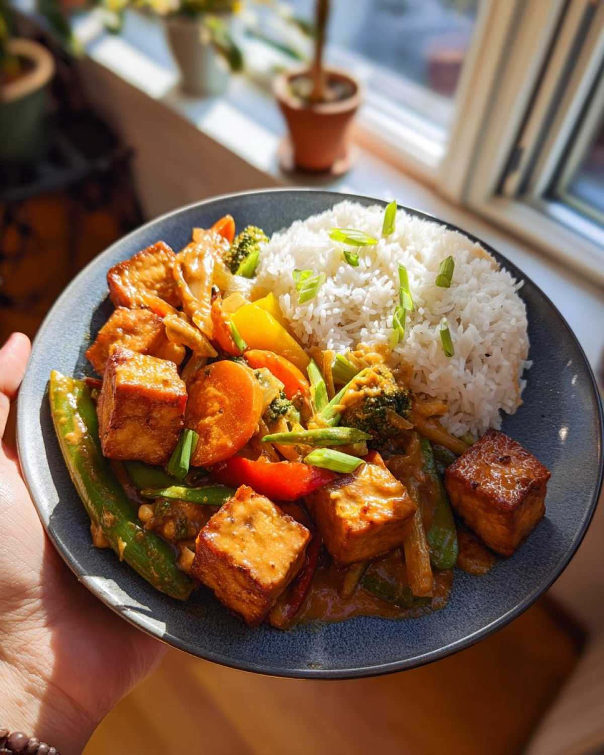 Tofu Stir-Fry with Peanut Sauce - detail 4