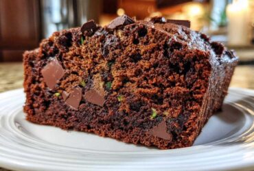 Triple Chocolate Chunk Zucchini Bread Bakery Loaf