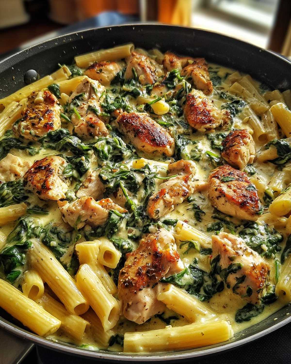 Tuscan Garlic Chicken with Spinach - detail 2