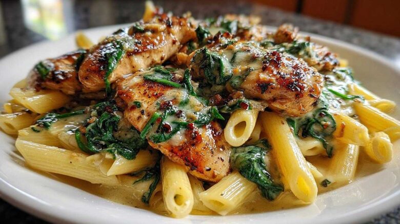 Tuscan Garlic Chicken with Spinach