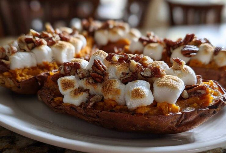 Twice-Baked Sweet Potato Skins