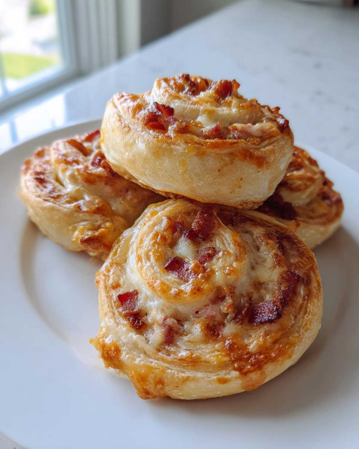 Bacon Cheddar Ranch Pinwheels - detail 2