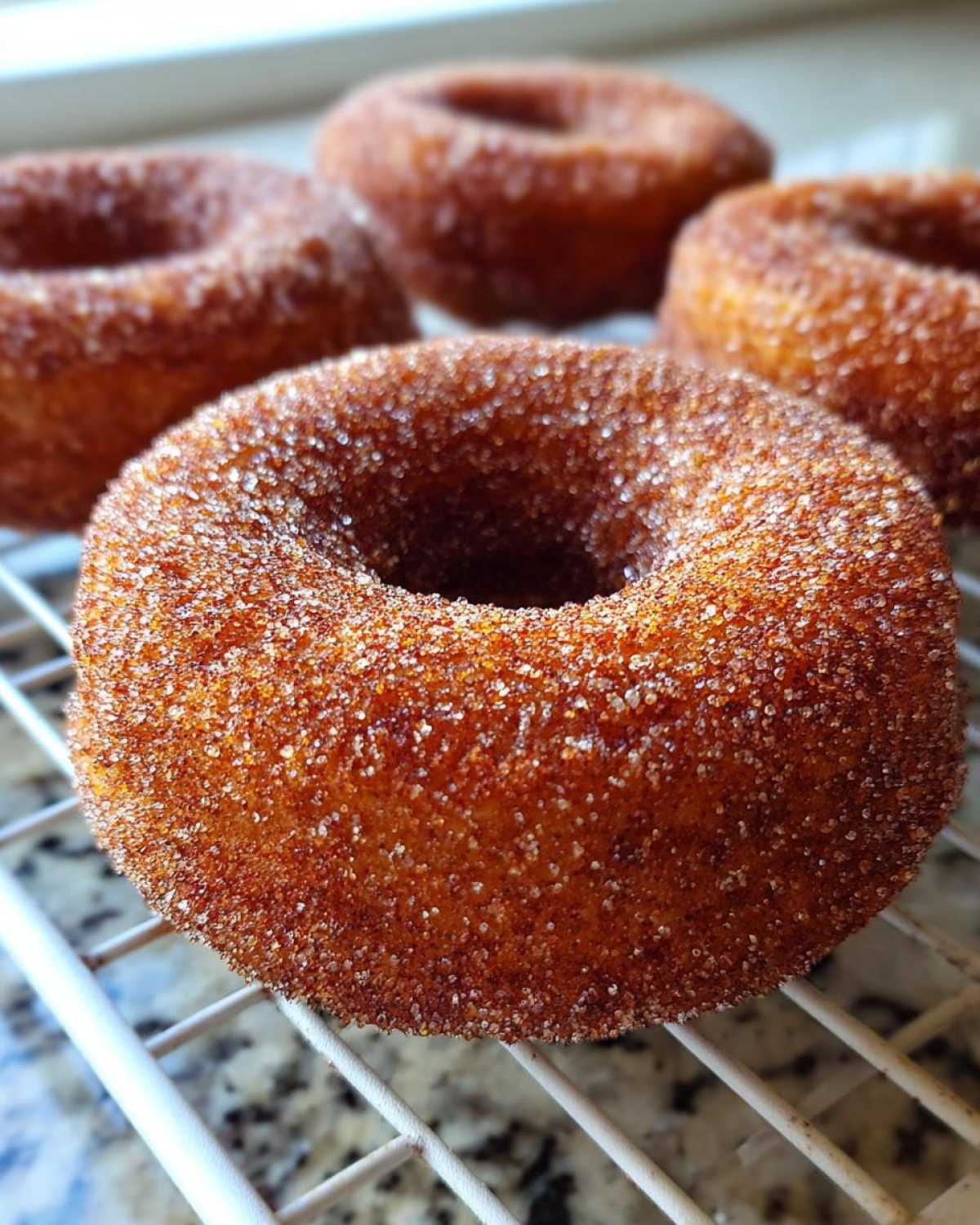 Baked Cinnamon Sugar Donuts - detail 4