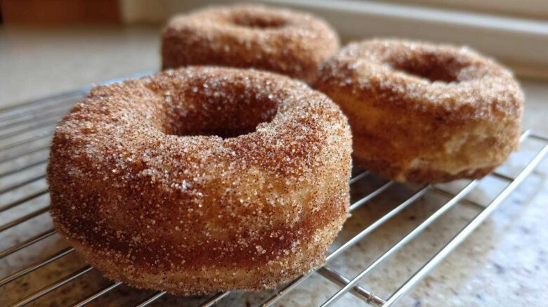 Baked Cinnamon Sugar Donuts