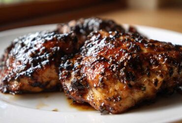 Balsamic Glazed Chicken Thighs