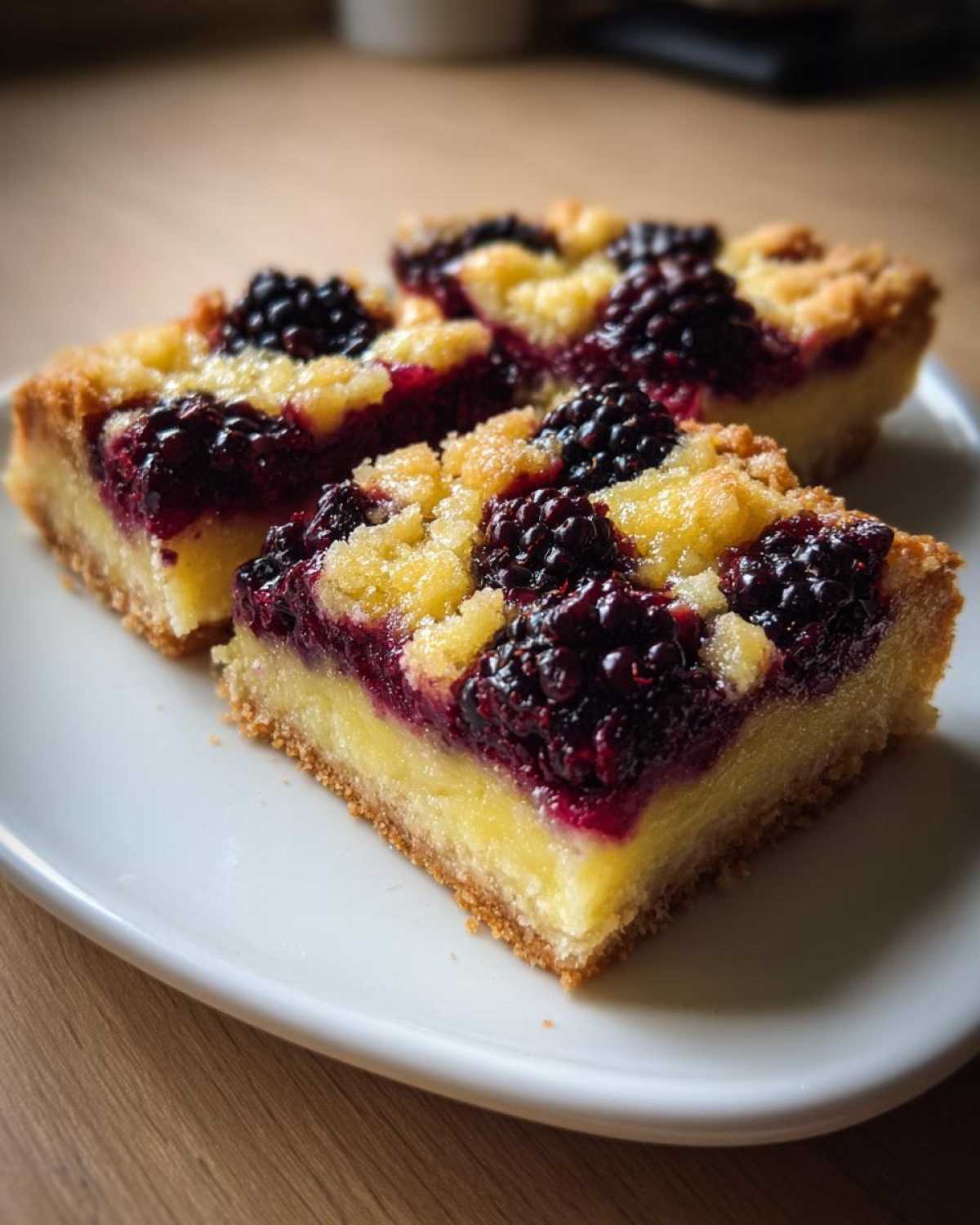 Blackberry Lemon Bars - detail 3