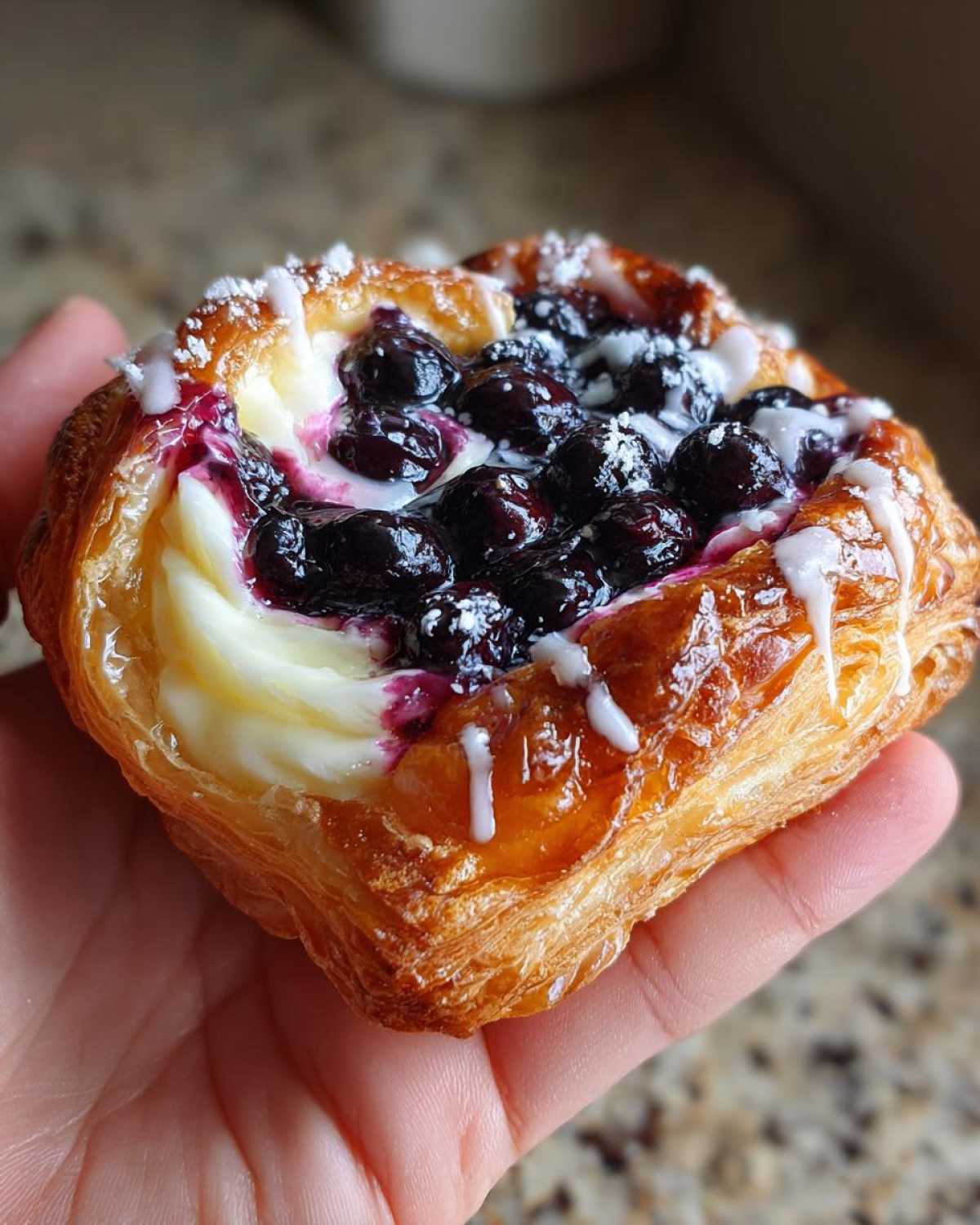 Blueberry Cream Cheese Danish - detail 2