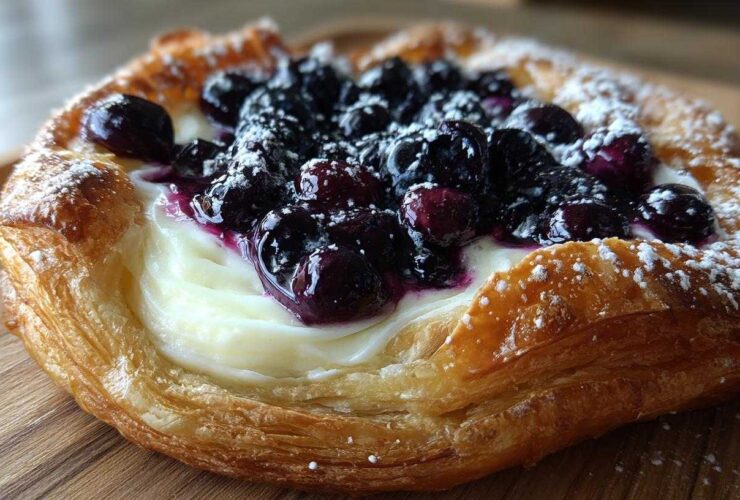 Blueberry Cream Cheese Danish
