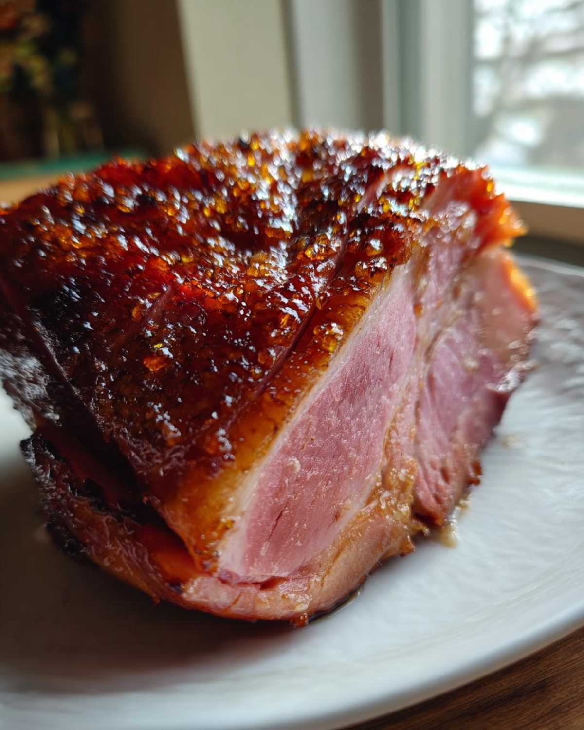 Brown Sugar Glazed Ham - detail 2
