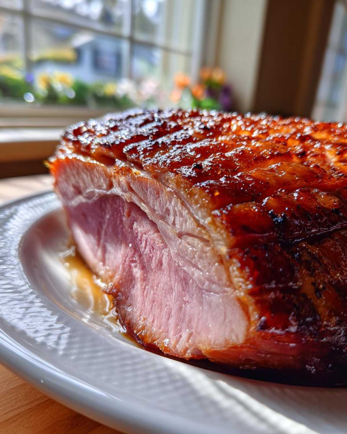 Brown Sugar Glazed Ham - detail 4