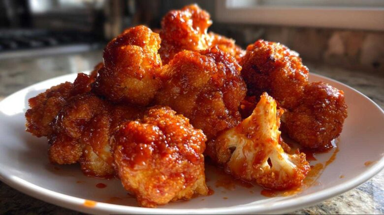 Buffalo Cauliflower Bites
