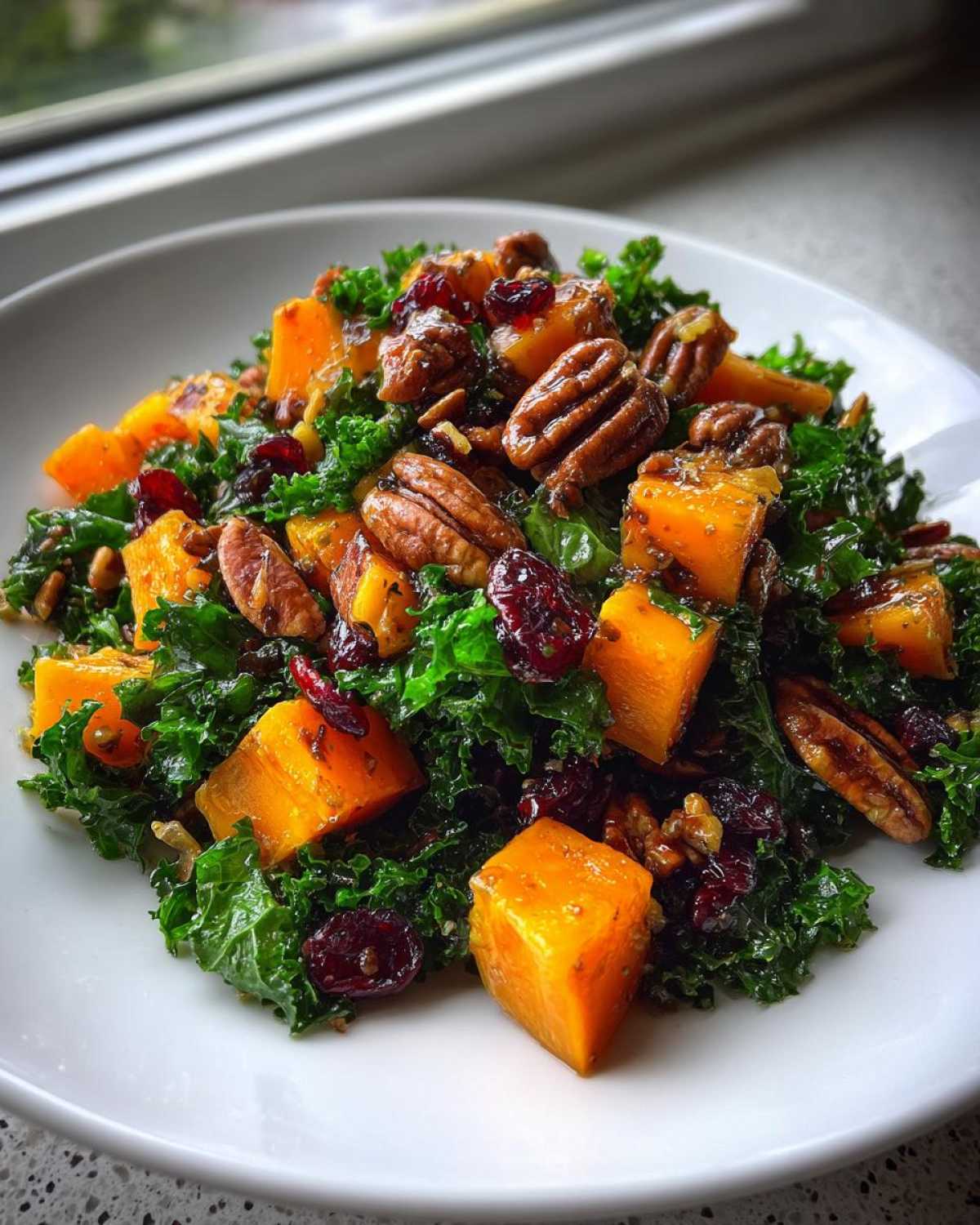 Butternut Squash and Kale Salad - detail 3