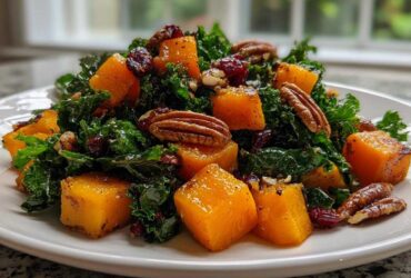 Butternut Squash and Kale Salad