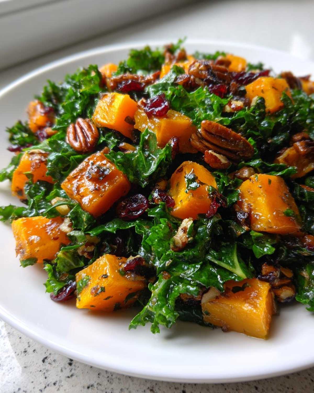 Butternut Squash and Kale Salad - detail 4