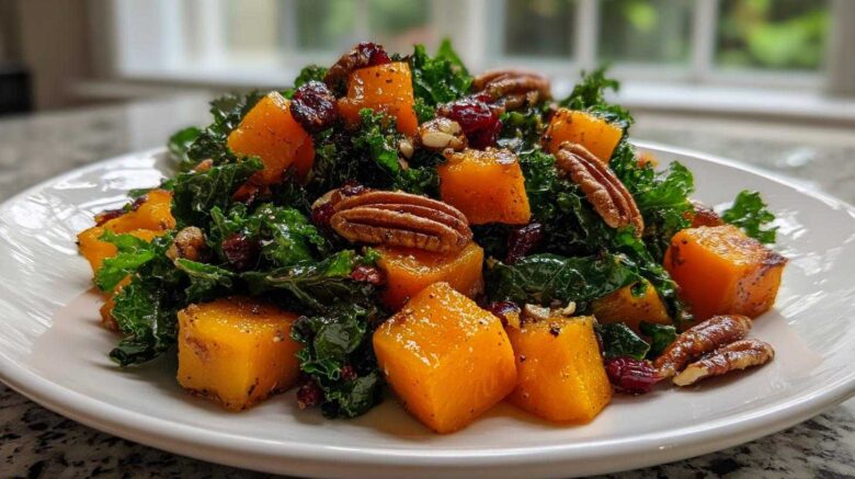 Butternut Squash and Kale Salad