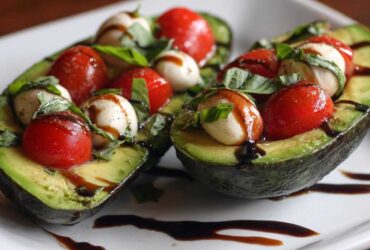 Caprese Stuffed Avocados