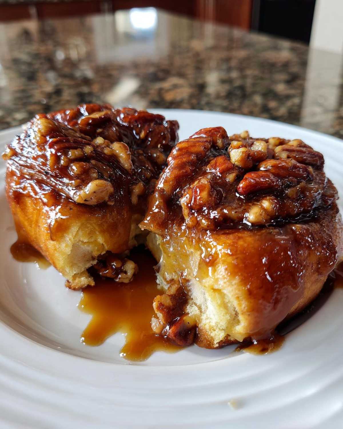 Caramel Pecan Sticky Buns - detail 3