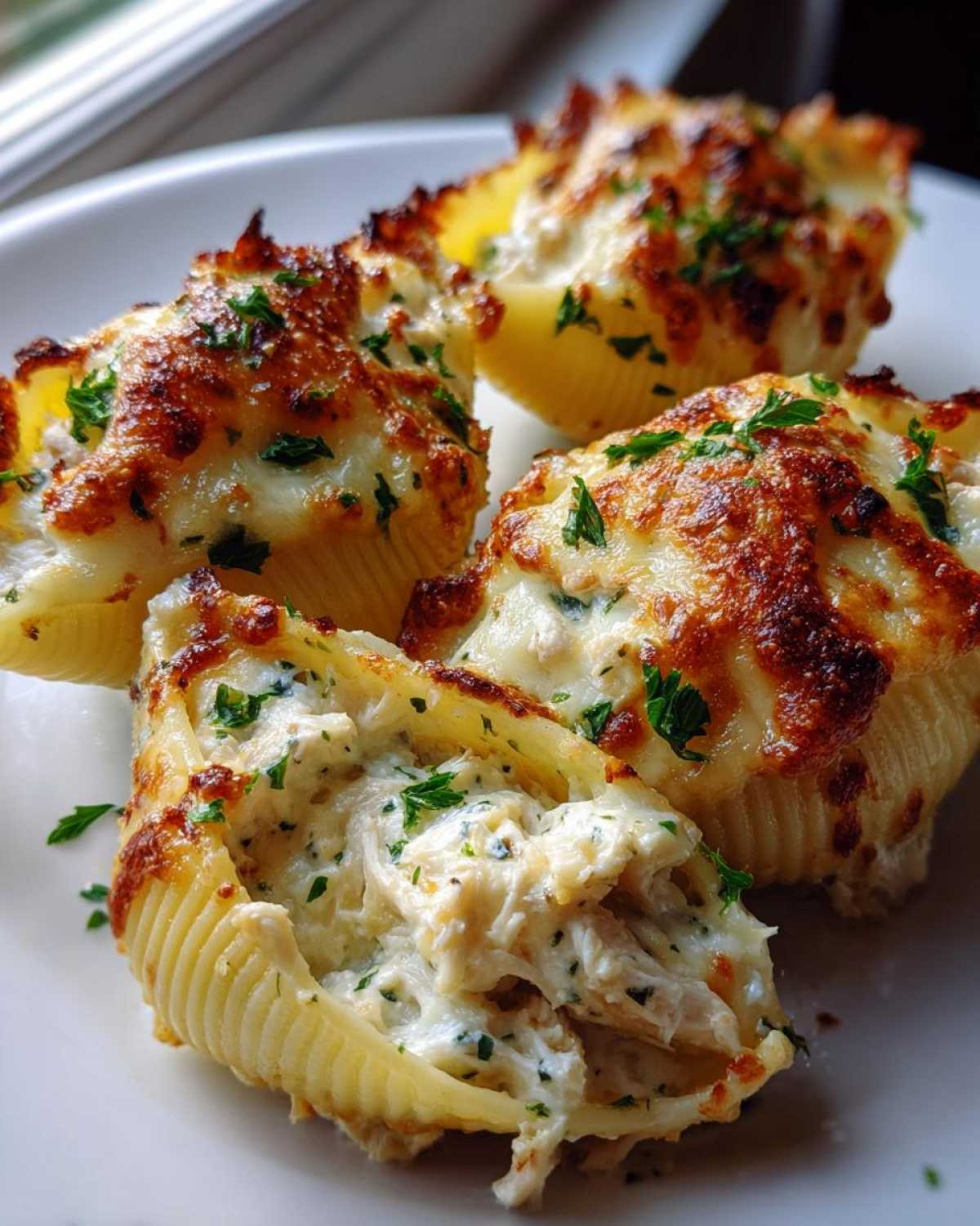 Chicken Alfredo Stuffed Shells - detail 4