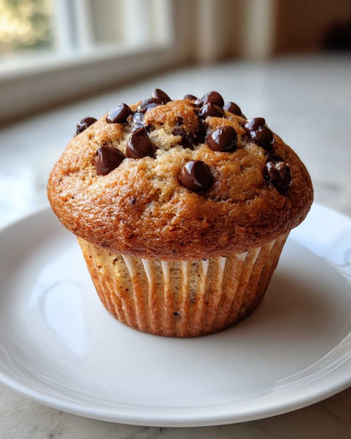 Chocolate Chip Banana Muffins - detail 3