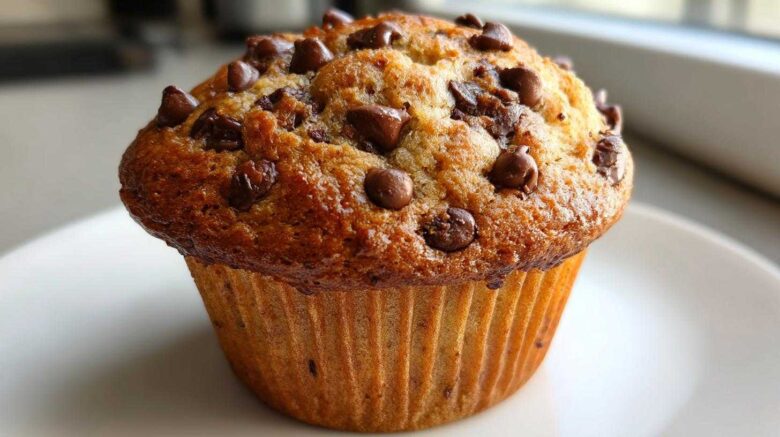 Chocolate Chip Banana Muffins