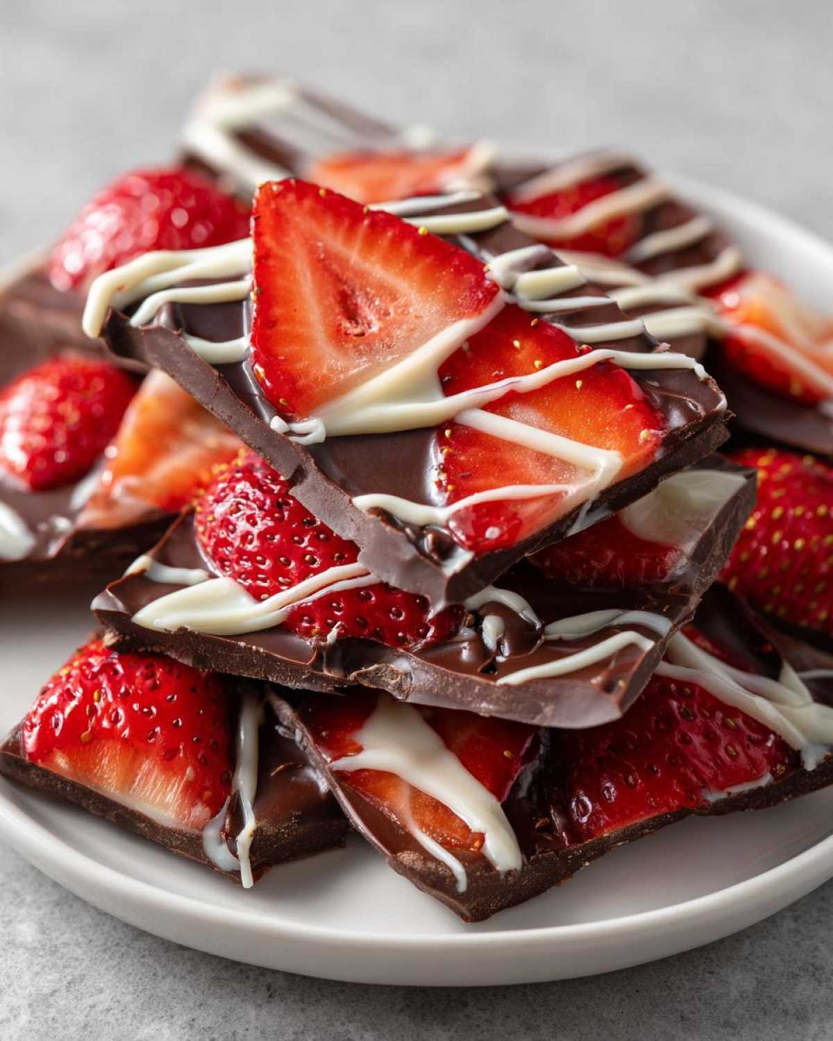 Chocolate Covered Strawberry Bark - detail 2