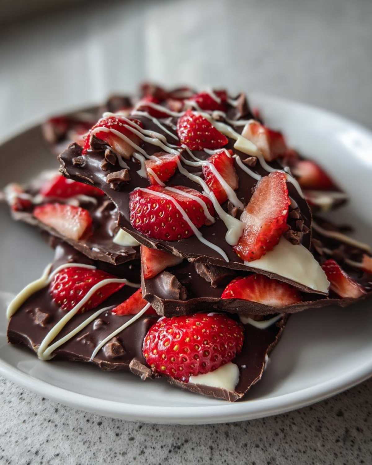 Chocolate Covered Strawberry Bark - detail 3