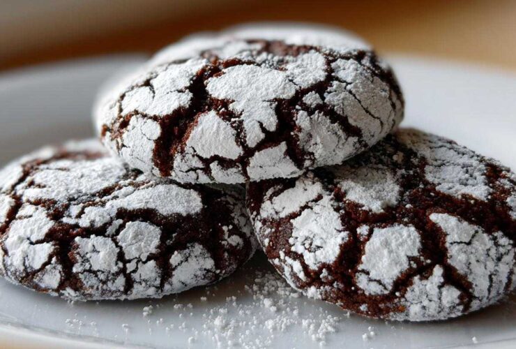 Chocolate Crinkle Cookies