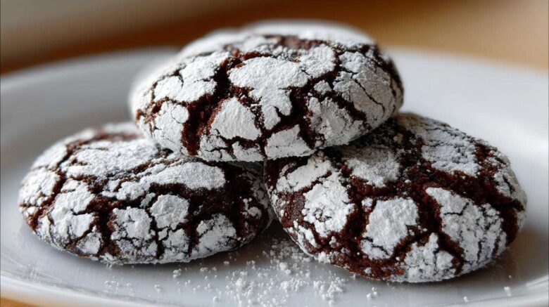 Chocolate Crinkle Cookies