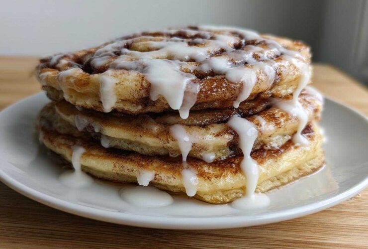 Cinnamon Roll Pancakes