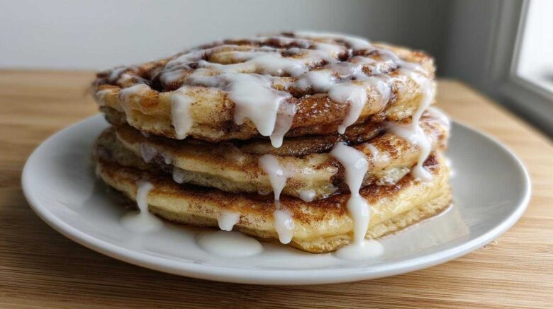 Cinnamon Roll Pancakes