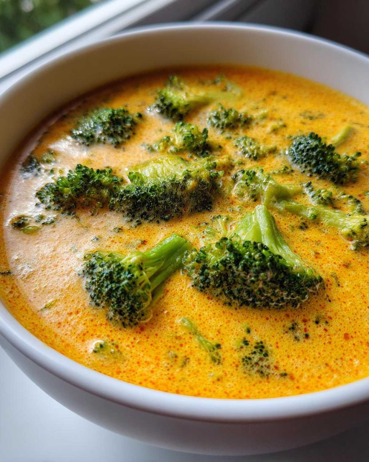 Creamy Broccoli Cheddar Soup - detail 2