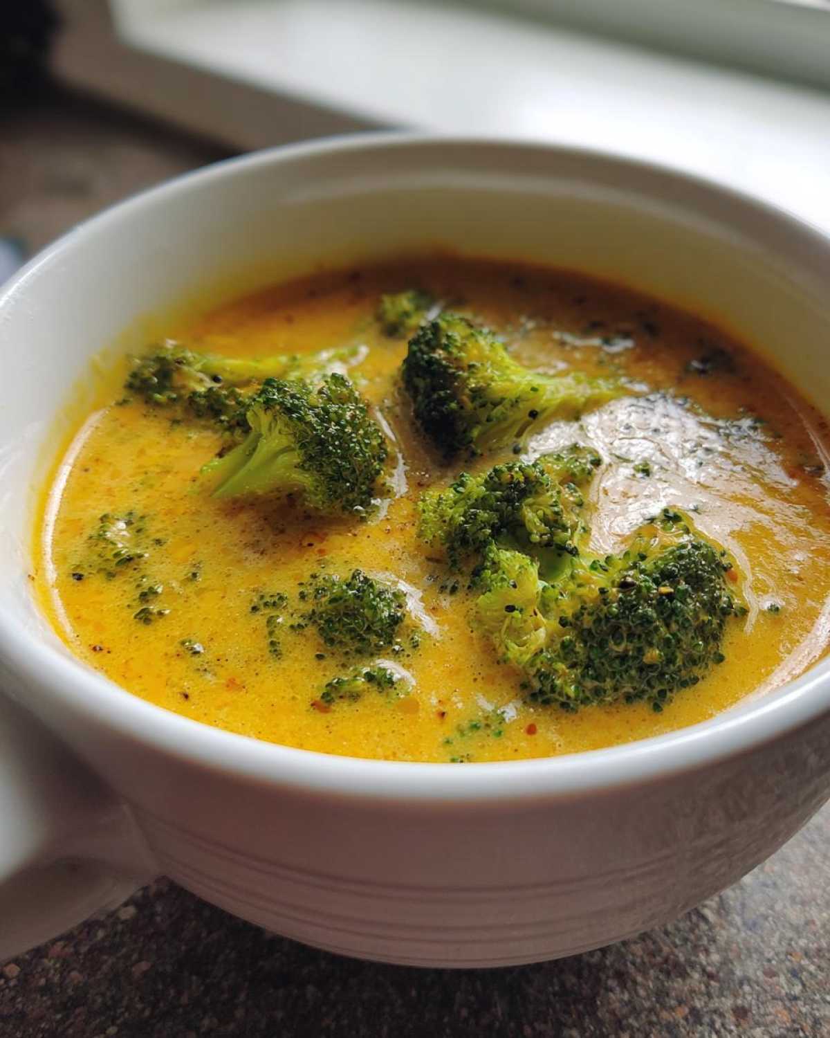Creamy Broccoli Cheddar Soup - detail 3