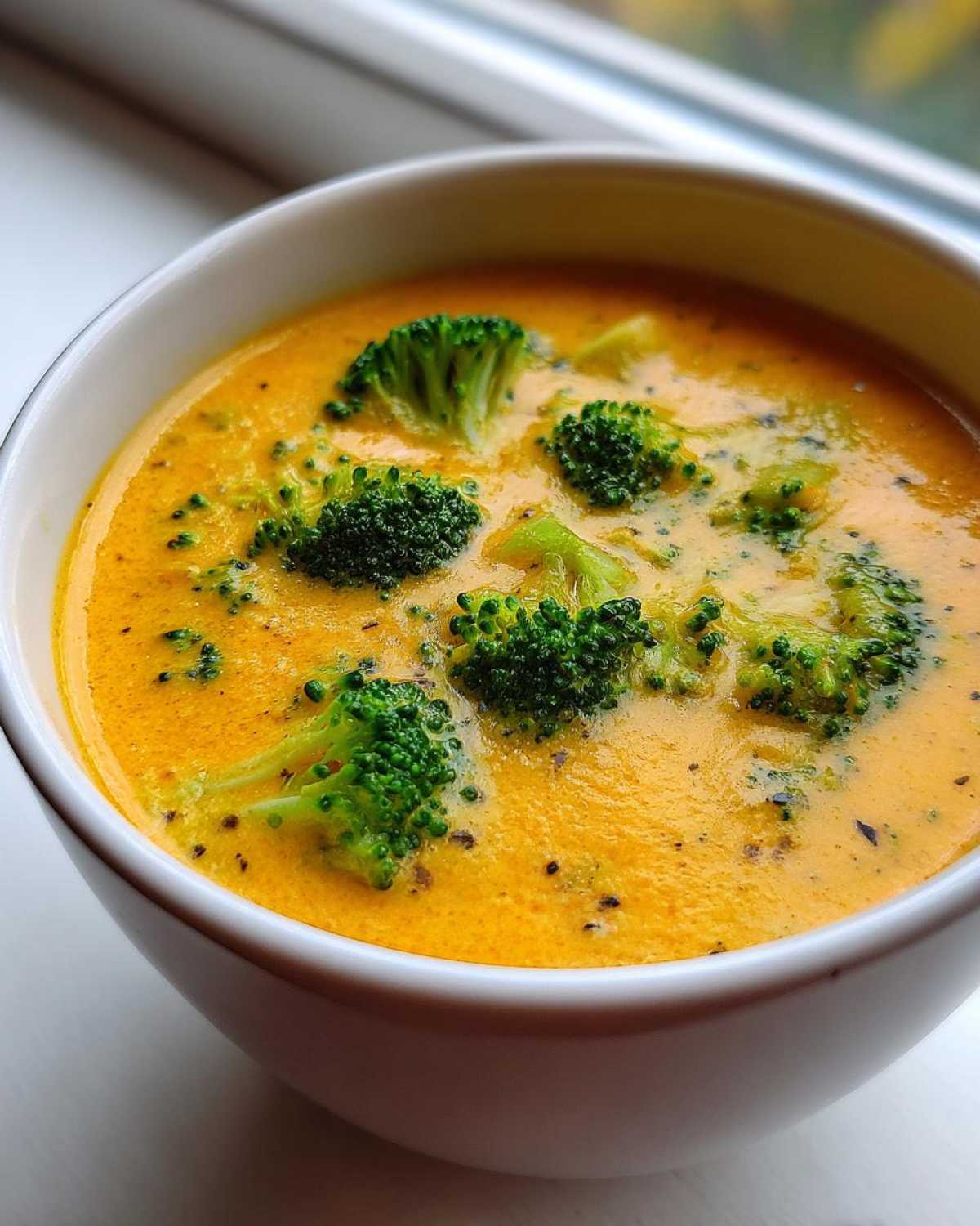Creamy Broccoli Cheddar Soup - detail 4