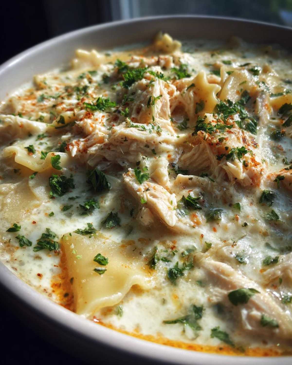 Crockpot White Lasagna Soup - detail 2
