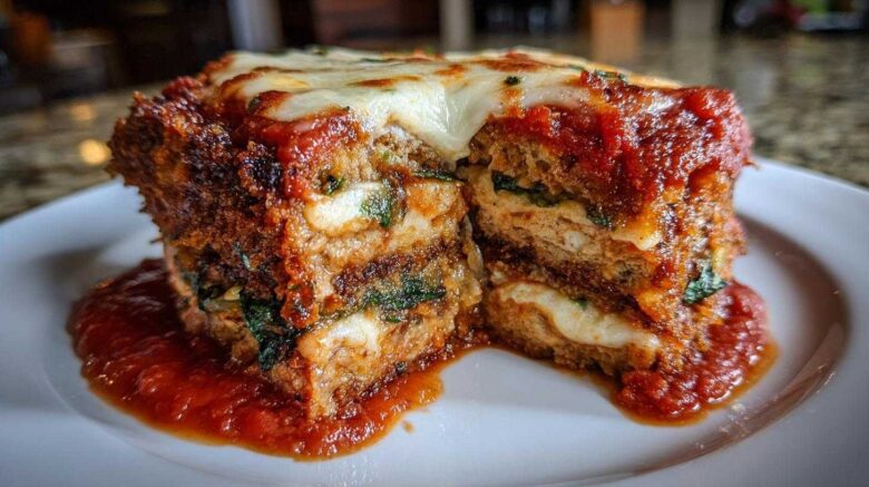 Eggplant Parmesan Stacks