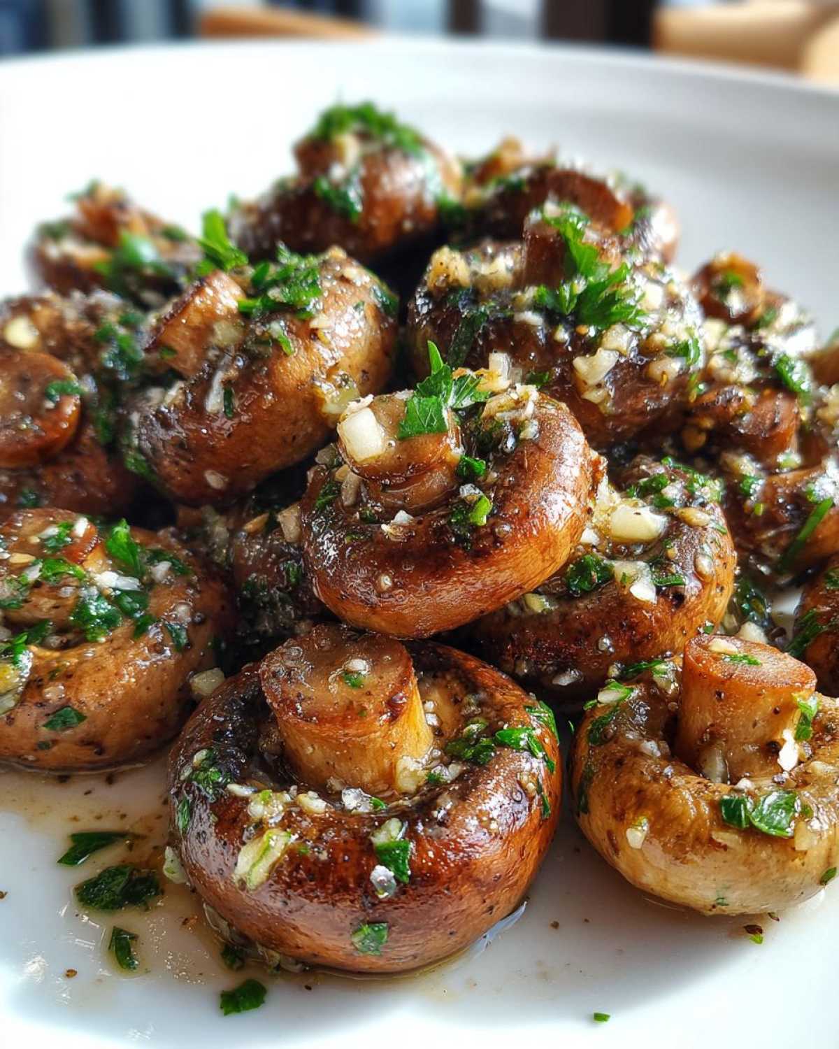 Garlic Butter Mushrooms - detail 1