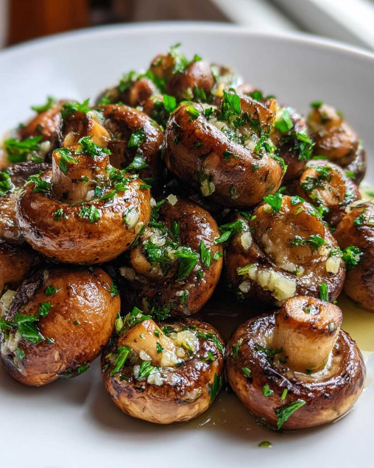 Garlic Butter Mushrooms - detail 2