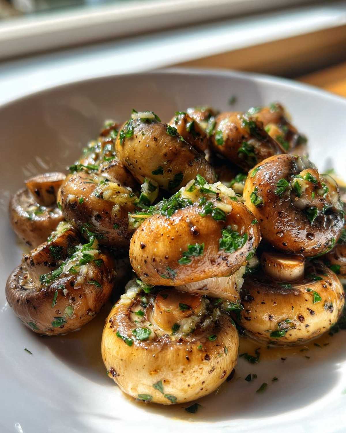 Garlic Butter Mushrooms - detail 3