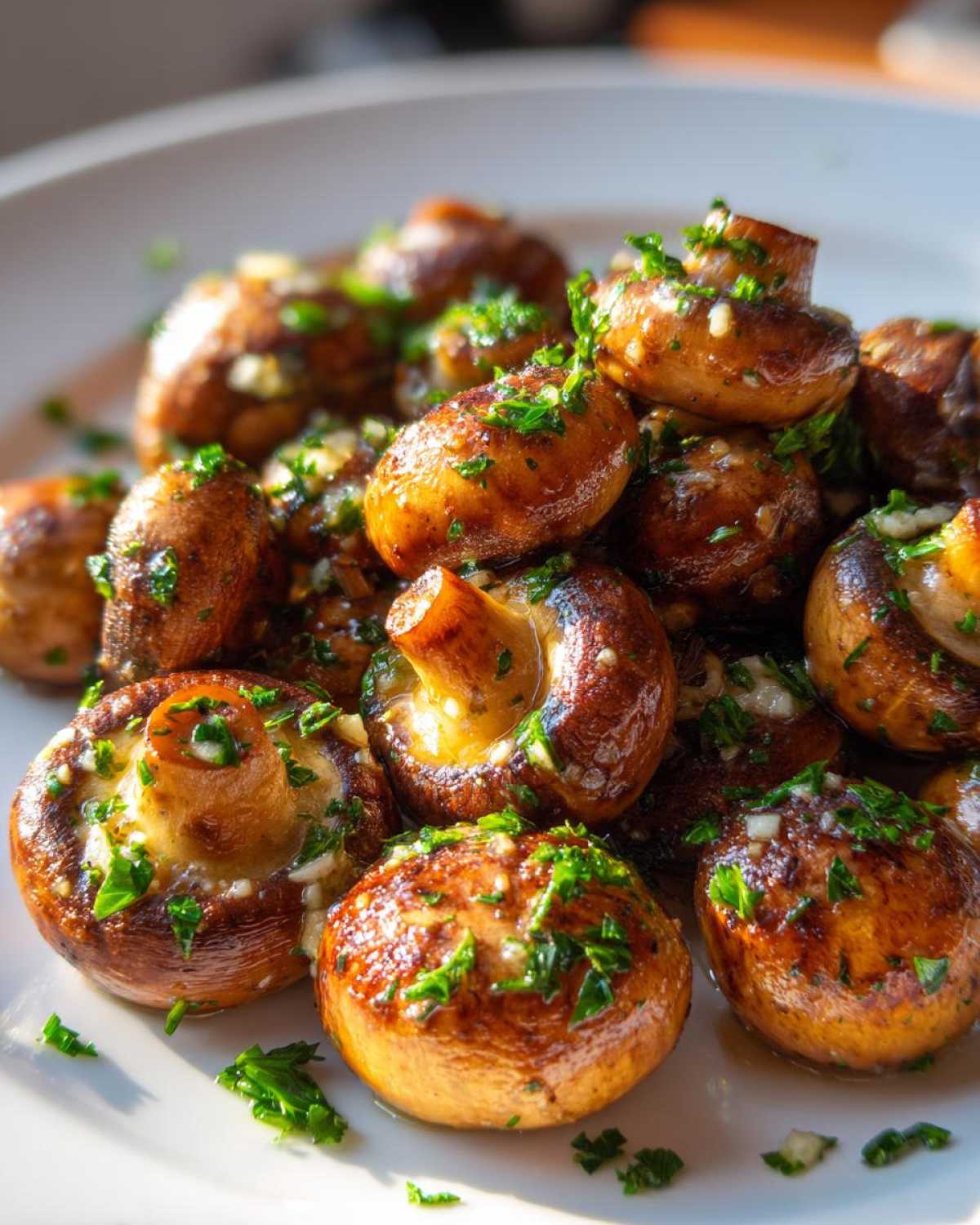 Garlic Butter Mushrooms - detail 4