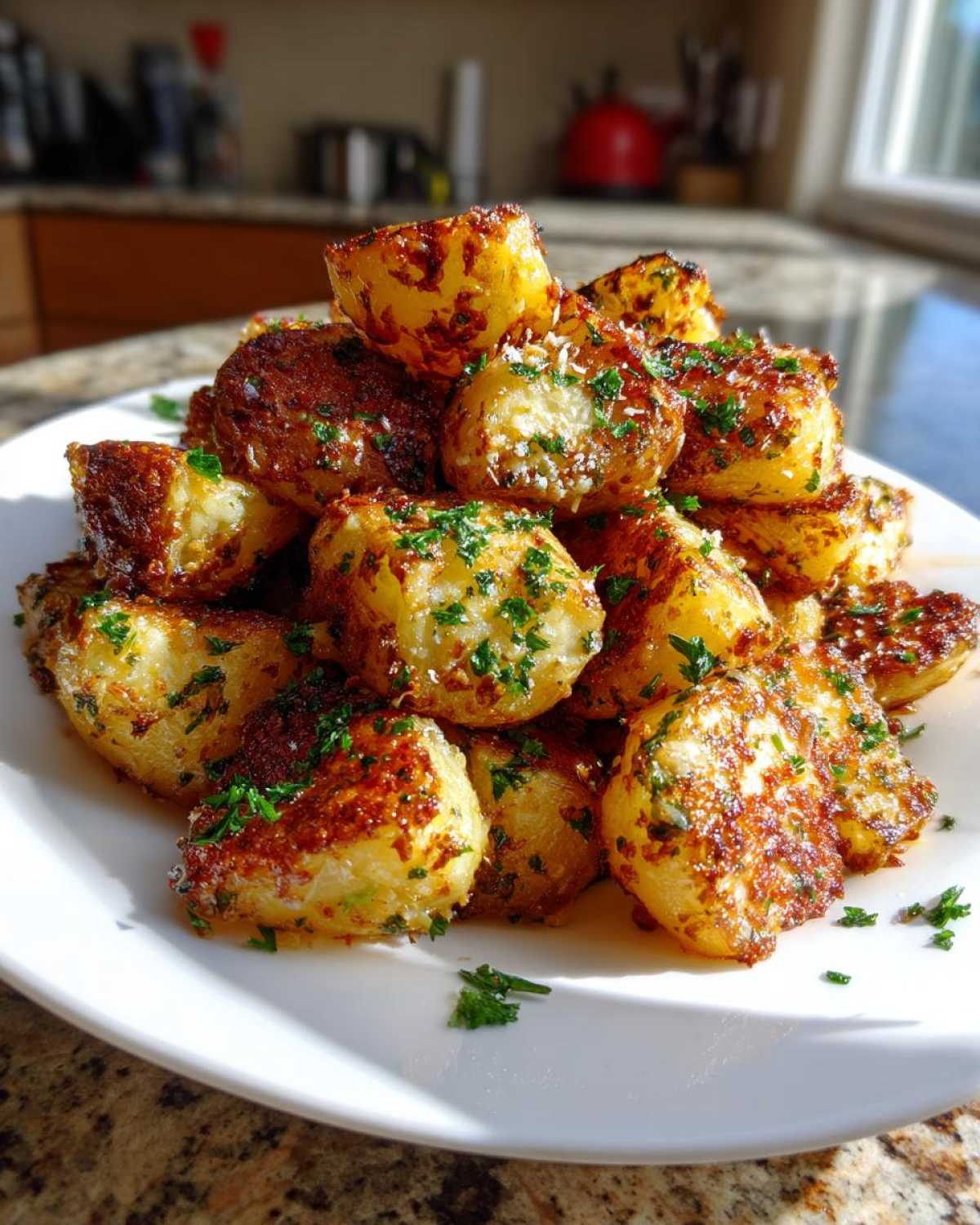 Garlic Parmesan Roasted Potatoes - detail 2