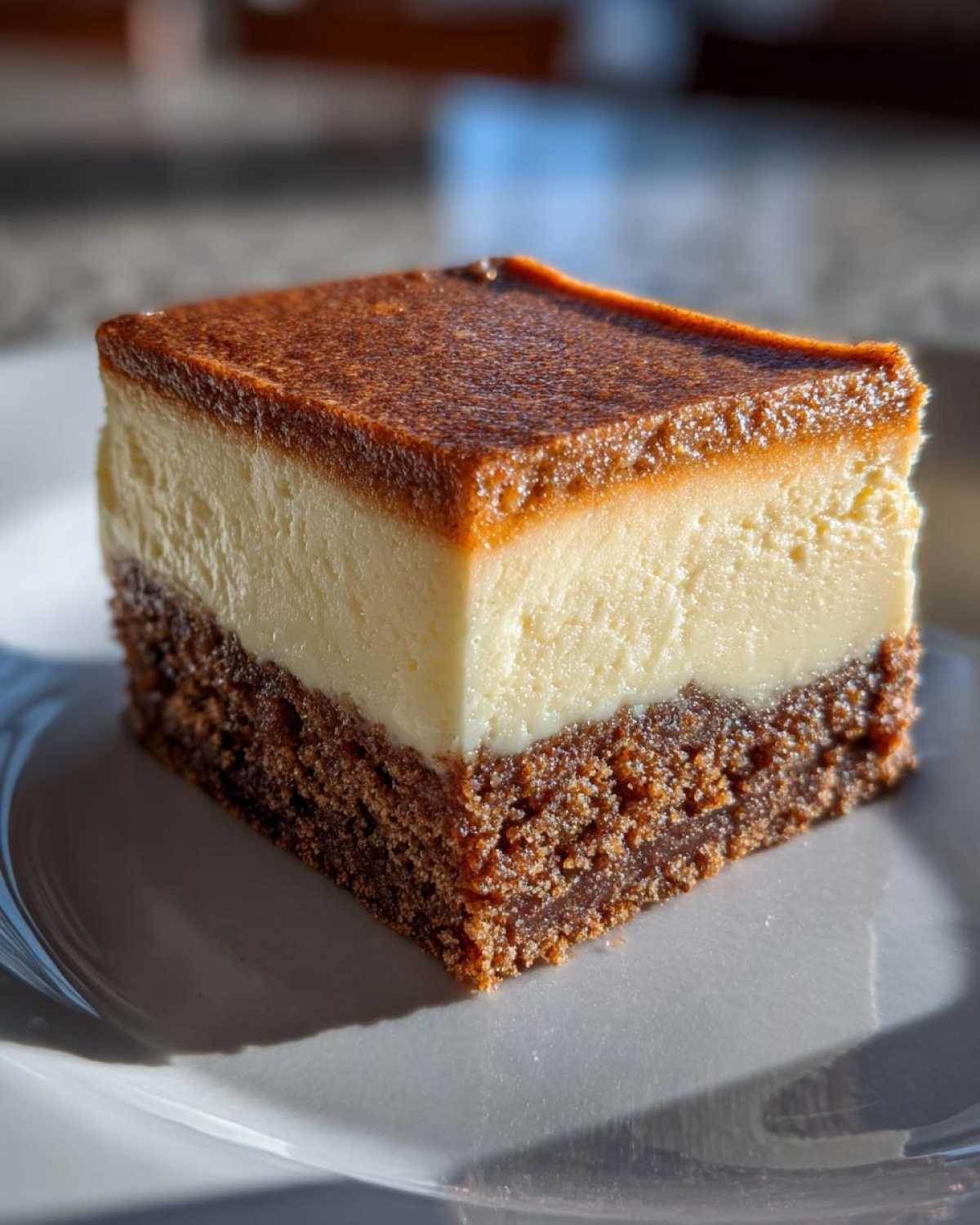 Gingerbread Cheesecake Bars - detail 2