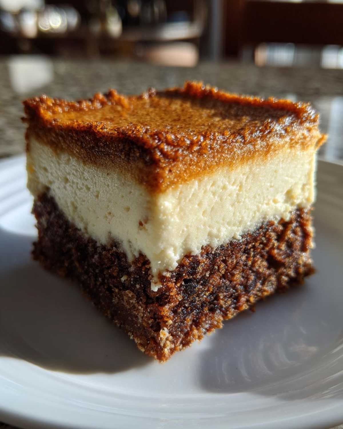 Gingerbread Cheesecake Bars - detail 3