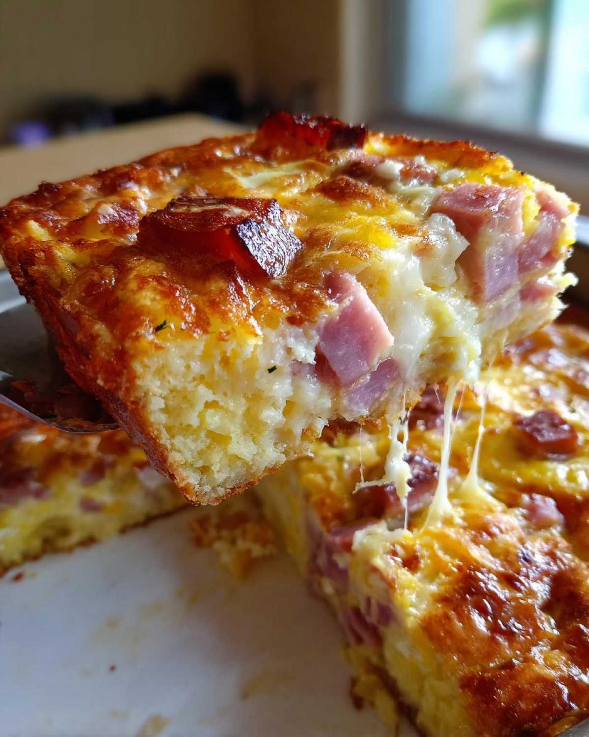 Ham and Cheese Breakfast Casserole - detail 1