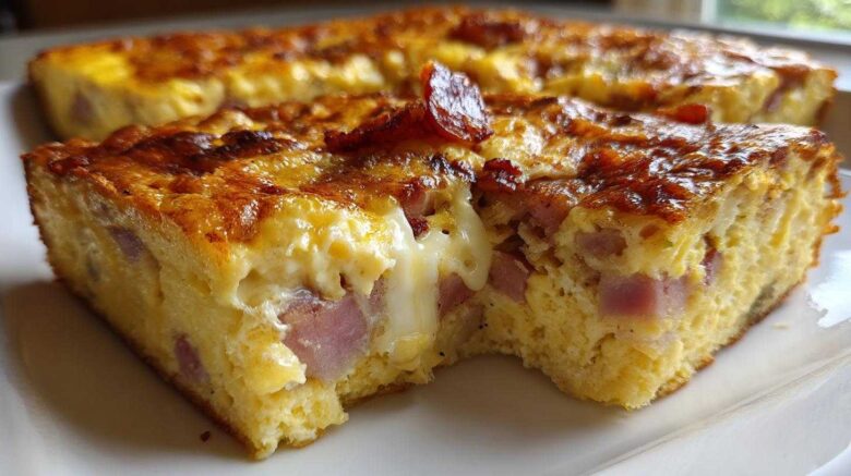 Ham and Cheese Breakfast Casserole