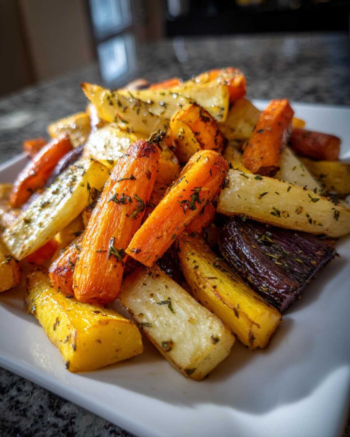 Herb Roasted Root Vegetables - detail 1