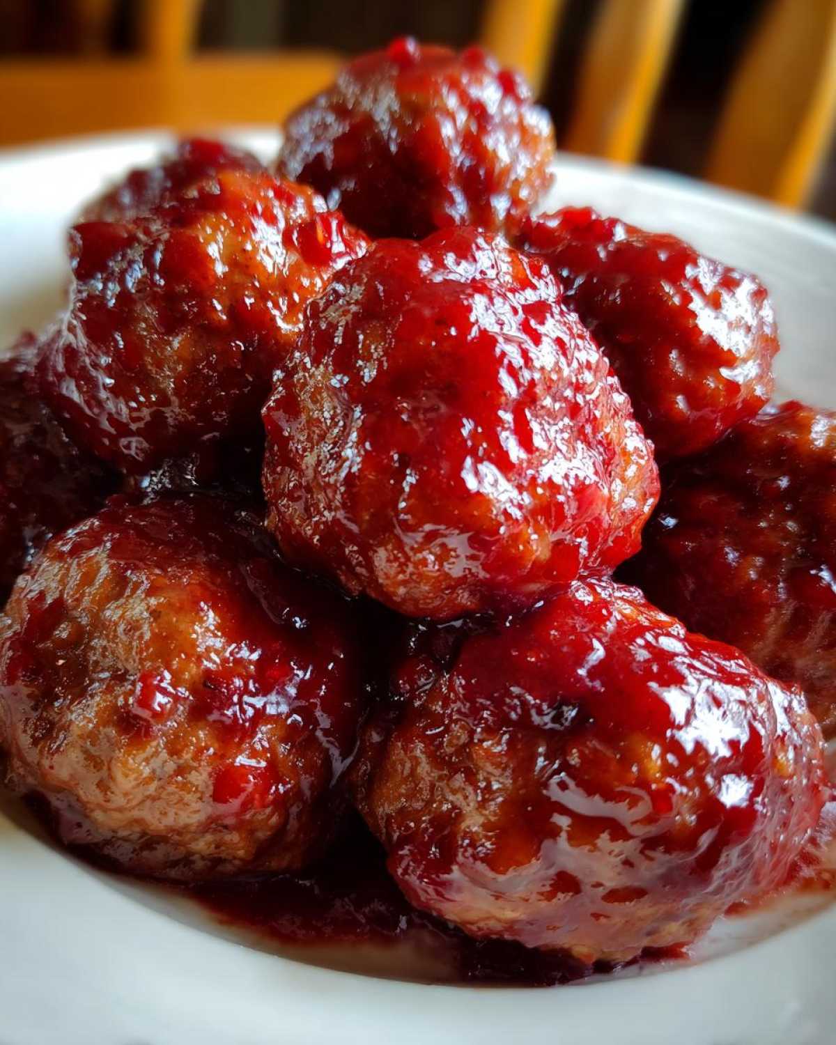 Holiday Cranberry Meatballs - detail 3