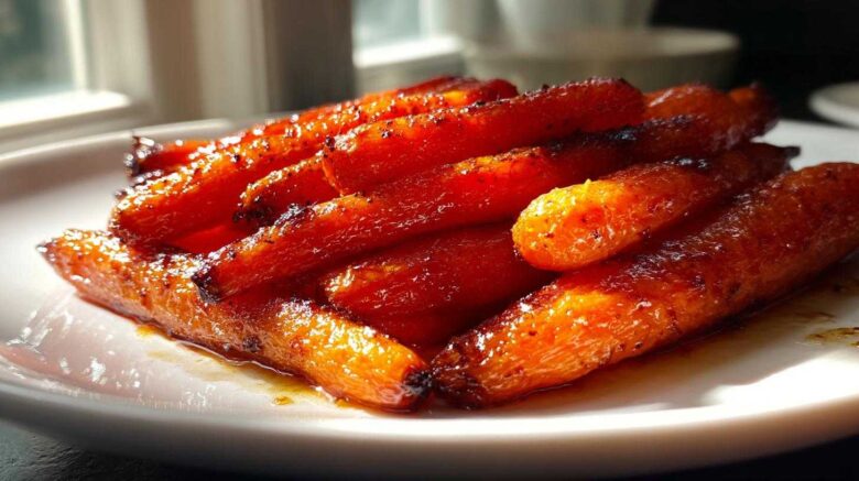 Honey Balsamic Roasted Carrots